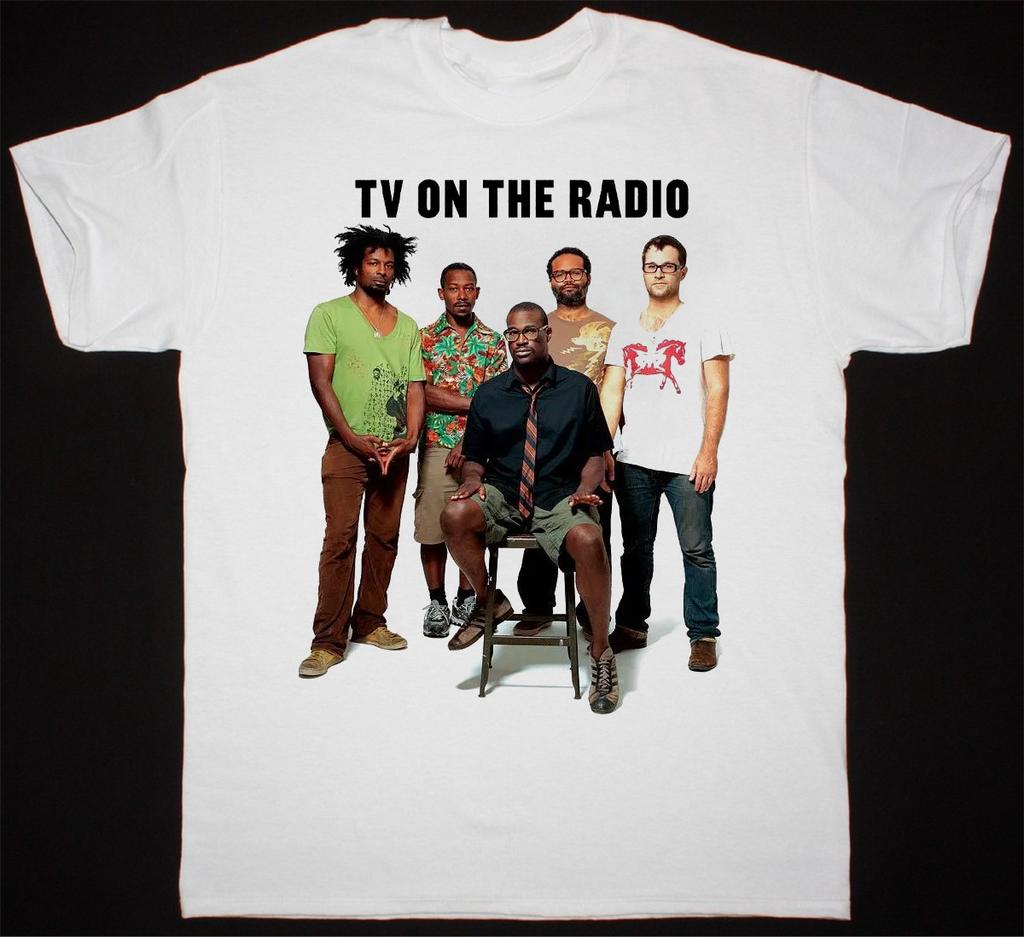 NEW TV on the Radio Band Member White All Size Shirt