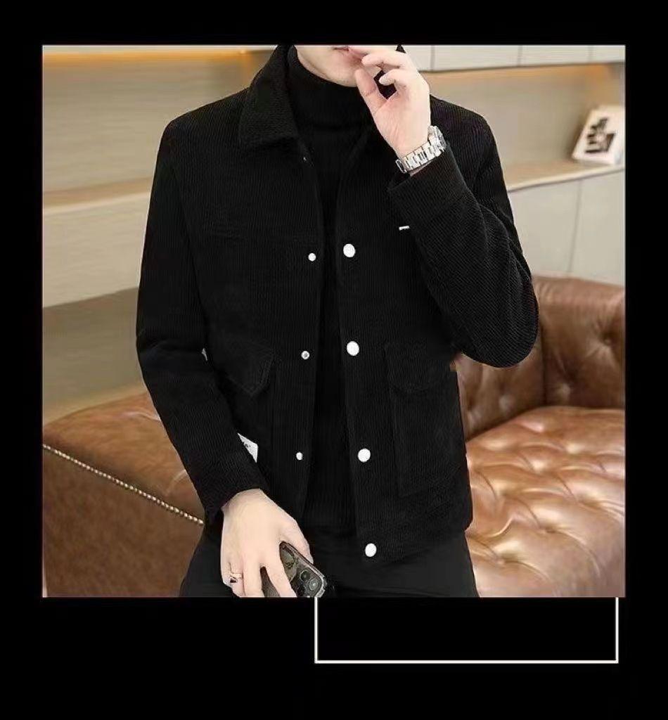 Men's Korean Style Lapel Casual Jacket - 2025 Autumn/Winter Trend