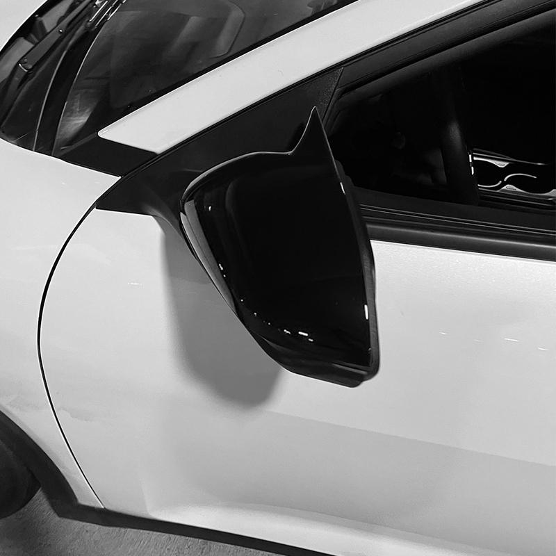 For Kia K4 2024 2025 2026 Car Tuning Carbon Fiber Car Rearview Mirror Decoration Cover Trim Exterior Accessories