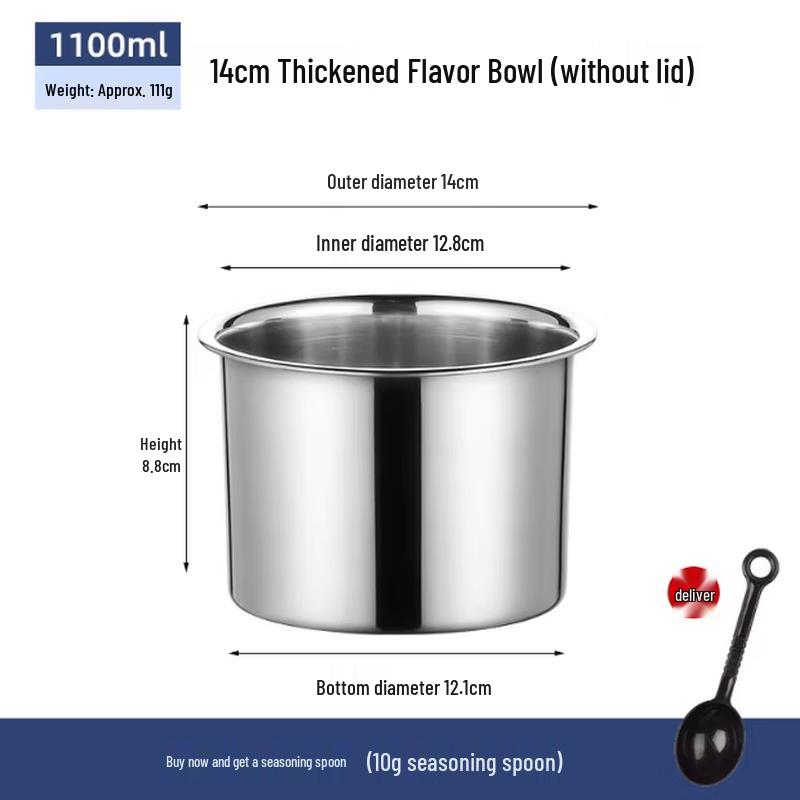 Mubaisen Stainless Steel Seasoning Container