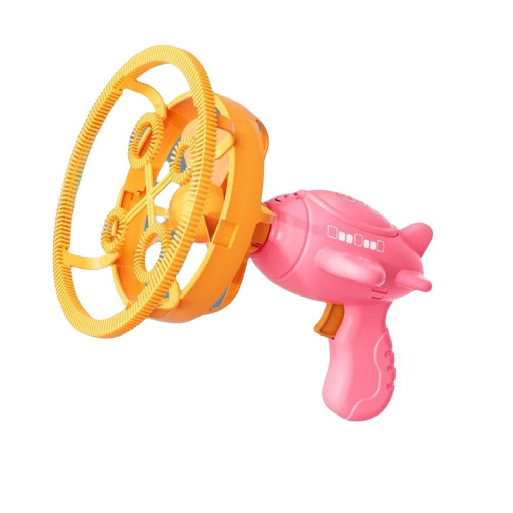 Electric Fan Airplane Bubble Machine Semi-Automatic Soap Blower Toys Fun Fun Bubbles  Outdoor