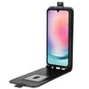 Vertical Flip Cover for Samsung Galaxy A25 5G (Global) (161.0 X 76.5 X 8.3mm) Case Crazy Horse Texture PU Leather Phone Shell
