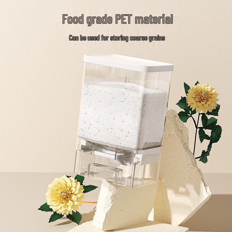 ClearView Punch-Free Wall-Mounted Laundry Rack: Transparent Moisture and Dust-Proof Storage Box.