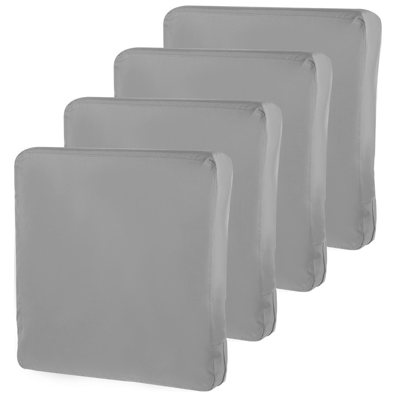 

4 шт. Чехол для уличной подушки 24×24 дюйма Водонепроницаемый сменный эластичный защитный чехол для диванной подушки Минималистичный наружный чехол