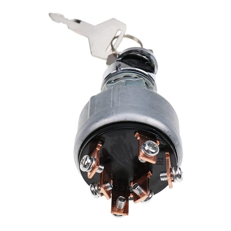 A22F-1700100023 1700100052 H806 Ignition Switch With 2 Keys For Takeuchi Excavator Digger Ignition Switch Lock Cylinder