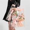 10 Stück Blumen-Verpackungsbeutel, transparente Blumenstrauß-Geschenktüte, Floristen-Dekoration
