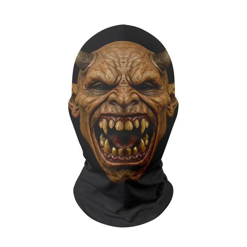 

Хэллоуин Маска Призрака 3D Балаклава На Все Лицо Эластичная Сетчатая Дышащая Зомби Головные Уборы Ужасы Вечеринка Хэллоуин Косплей Реквизит