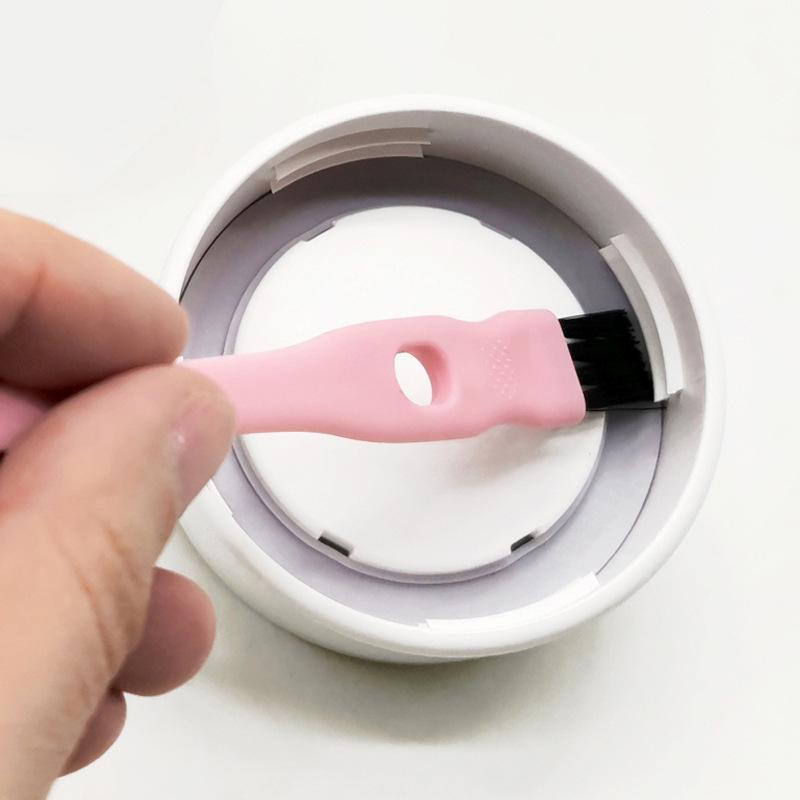 Compact Plastic Bristle Brush for Cleaning Humidifiers, Garlic Presses, Mosquito Killer Lamps