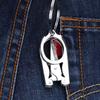 1PC Folding, portable, multi-functional stainless steel small scissors for travel, home and student safety scissors