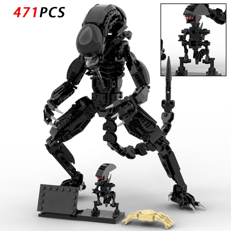 

Ксеноморф Лицехват Фигурка Конструктор Aliened Face hugger Робот Крутые Хэллоуинские Ужасы Игрушки для Взрослых и Мальчиков Подарок