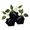 5pcs Simulated Rose Bouquet Artificial Flower Arrangement Vibrant Simulated Flower Bouquets No Withering Long-lasting Decor for Home