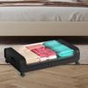 Bedroom Storage with Handle Large Capacity Space Saving Lid Dustproof under Bed Rolling
