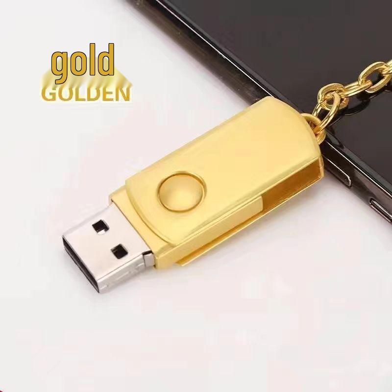 

256 ГБ Высокоскоростная U-диск двойного назначения для мобильных телефонов, компьютеров и ноутбуков - Большая емкость для офисного использования 32GB - 360° Rotatable