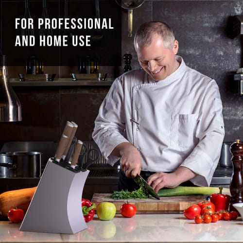 Stainless Steel Knife Stand, Knife Rack, Holds Deba Knives, Case, Holder, Kitchen Storage, Multi-Purpose, Antibacterial, Kitchen Utensils