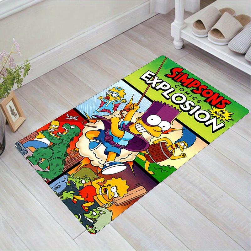 The Simpsons Area Rug - Soft & Durable For Living Room , Bedroom , And Outdoor Use - Hand Washable Polyester Floor Mat 60cm by 90cm