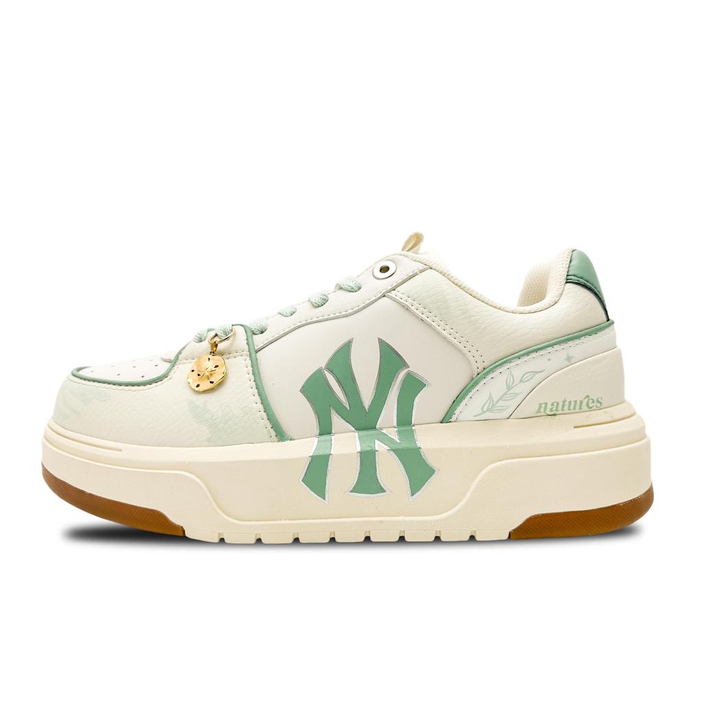 MLB Chunky Liner Slip Resistant Slip Resistant Low top Skateboard Shoes Unisex Light Green 3ASXCA12N-50IVS(team188-X)