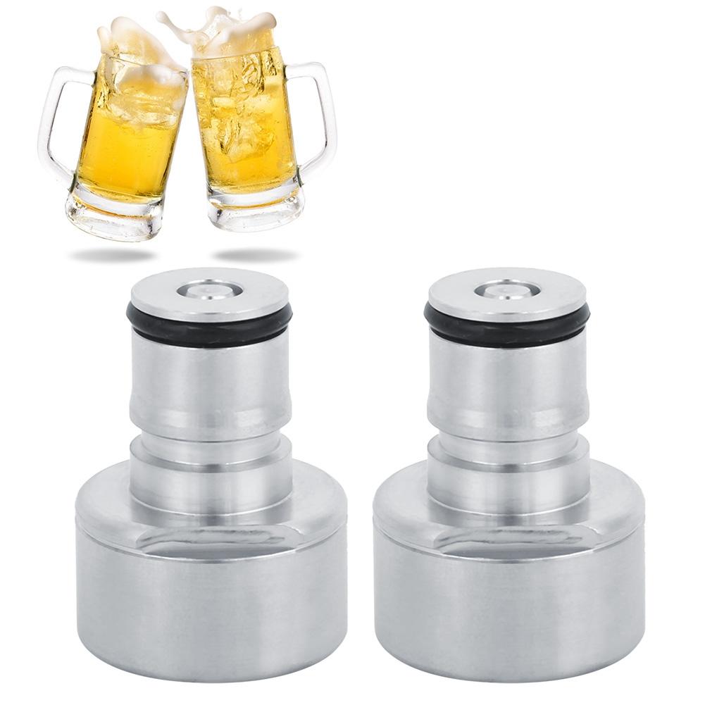 Kit de Conversión de Desconexión Rápida Adaptador de Acoplador de Barril de Postre de Bola de Bloqueo para Sistema de Embotellado de Cerveza para Elaboración Casera