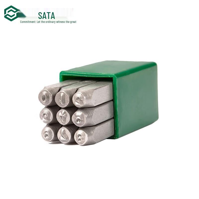SATA 9-Piece Digital Punch Die Set 6MM