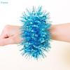Metallische Lametta-Handgelenkschmuck-Armbänder, Großpackung Glitzernde Pompon-Armbänder für Kinder-Tanzaufführungen, Cheerleading & Party-Dekoration