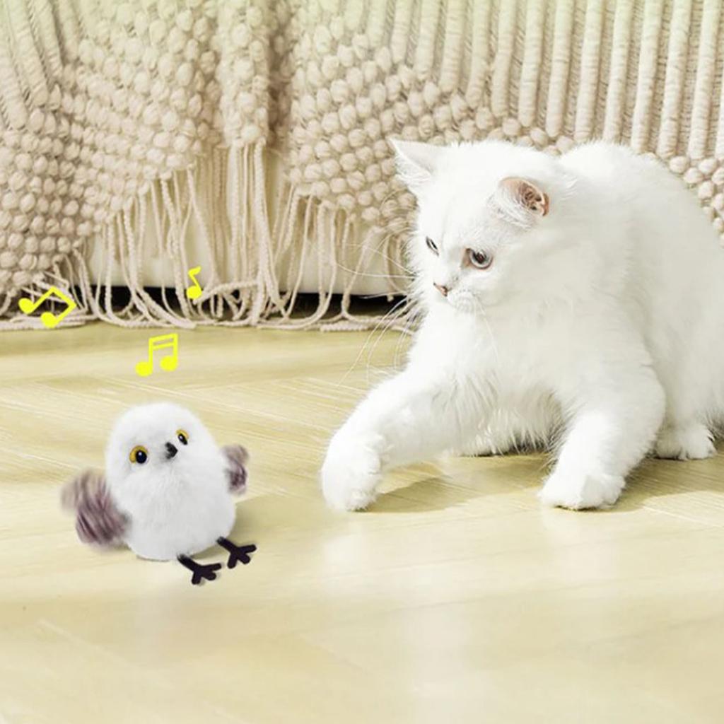 Bird Simulation Bird Toy Self-hi Boredom Electric Vocal Sparrow Automatically Teases