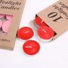 10pcs/box Small Flickering Decorative Candles Romantic Red Blue Yellow Tea Lighting for Birthday