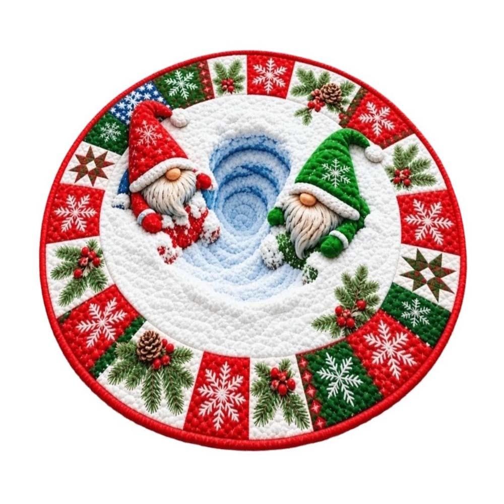 Stain Resistant 3D Illusion Rug Wear Resistant Festive Area Mat Indoor Entrance
