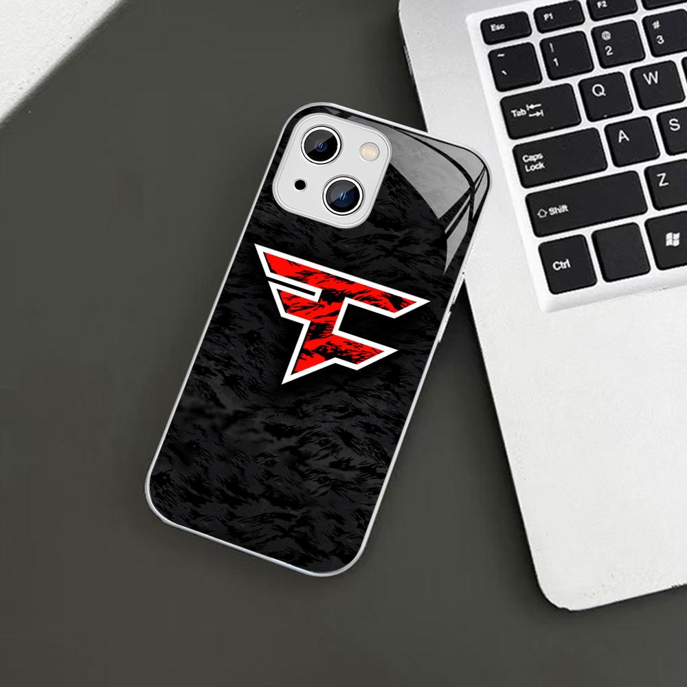 F-Fa-Ze C-Clan Logo Phone Case For iPhone 14 13 12 Mini 11 Pro XS Max X XR 14 Plus Tempered Glass Cover