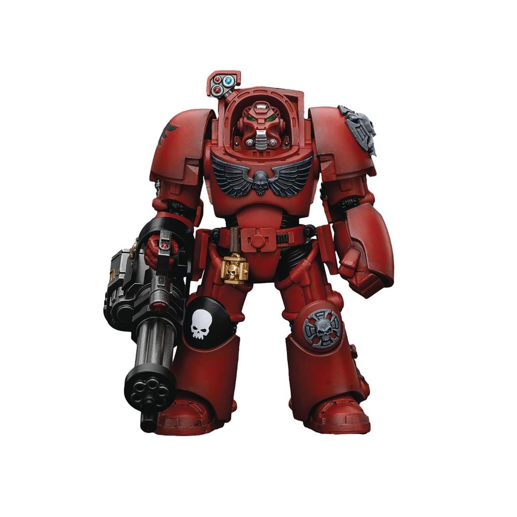 JoyToy Warhammer Horus Heresy Blood Angels Terminator Squad Terminator with Assault Cannon Scale Action Figure 40k - 118
