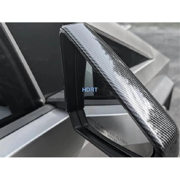 For Tesla Cybertruck 2024 + Car Styling Accessories Side Rear View Mirror Trim Reverse Mirror Side Reflective Glass Mirror Cover