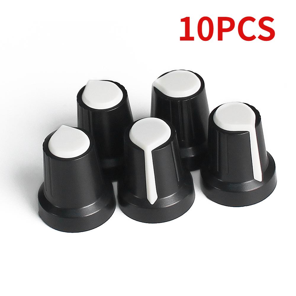 5-30PCS Potentiometer Knobs 15X17mm 6mm WH148 Potentiometer B10K Color Knob Cap Yellow Orange Blue White Red Green