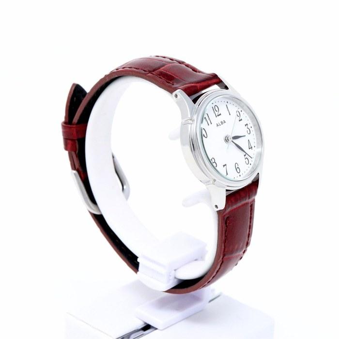 Seiko Alba Women's Quartz Watch AEGK434 (White Dial, Silver Case)