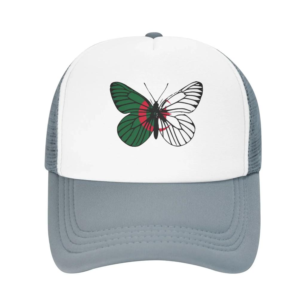 Pride Algeria Butterfly Flag Custom Mesh Baseball Caps For Mens  Camping Female Beach Dad Hat Snapback Cap