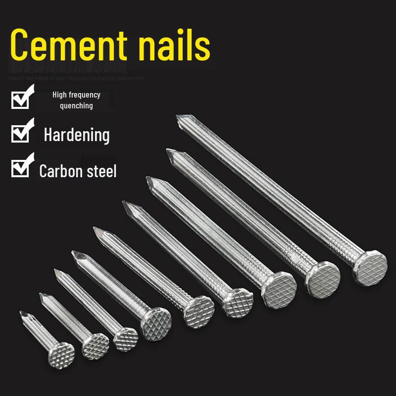 Special Steel Cement Nails & Fixing Hooks for Picture Frames, Walls, and Carpentry