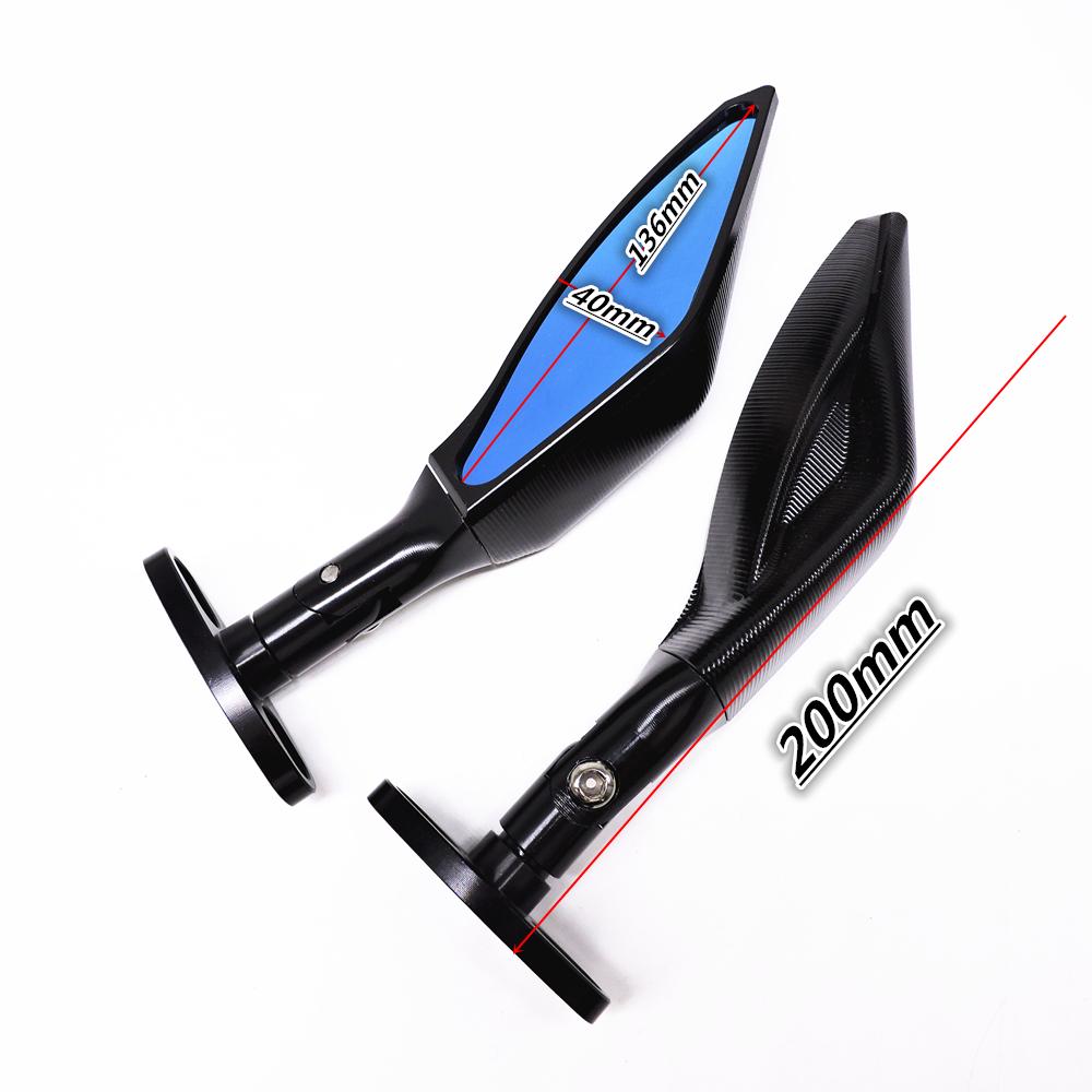 Motorcycle Mirrors Racing Sport Bike Rear View Mirror For Honda CBR F4 F4i/RC51/ RVT1000 DD250E/300/350 HYOSUNG GT