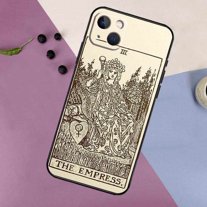 Tarot Card Astrology Sun Moon Case For iPhone 15 14 13 12 11 Pro Max Plus X XS Max XR 7 8 SE 2020 2022 Cover Accessories