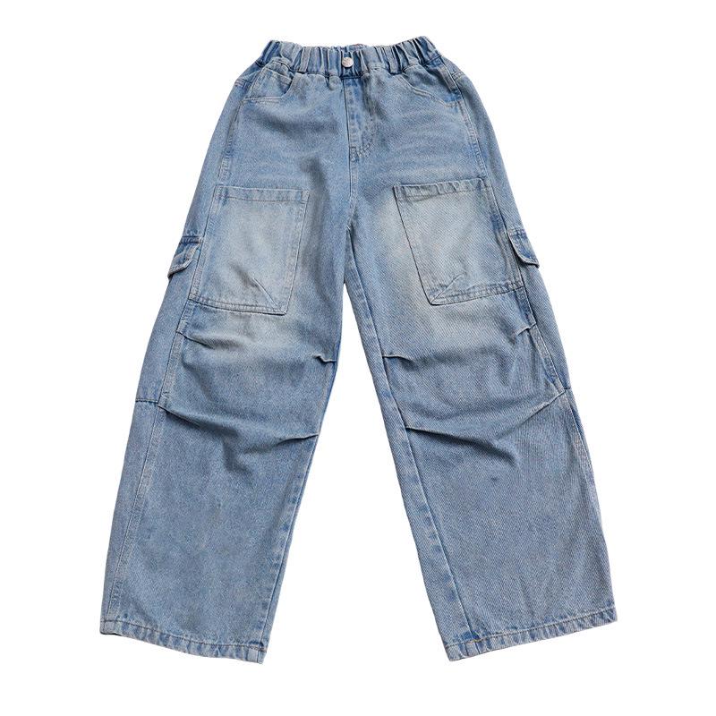 Jeans larghi autunnali per bambina - Nuova collezione 2025 per bambini