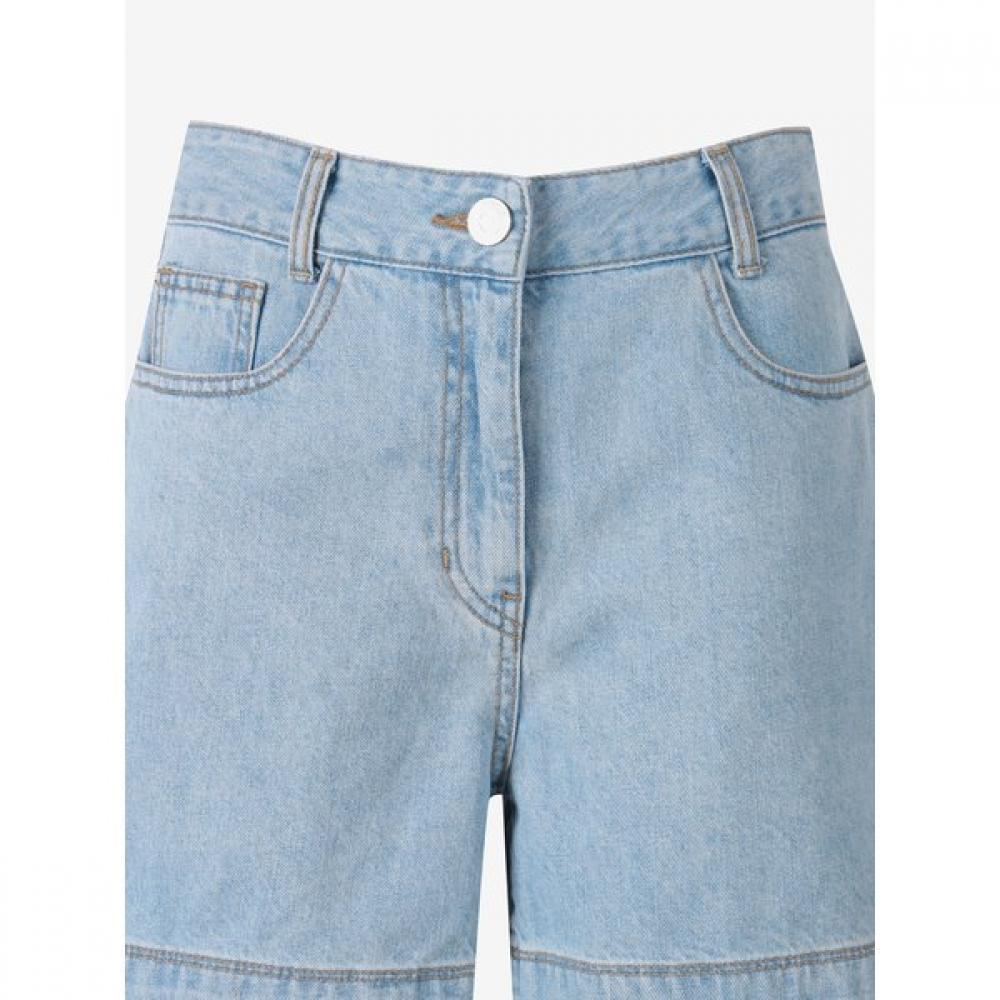 Cc Collect Semi A Line Denim Shorts c252psA452