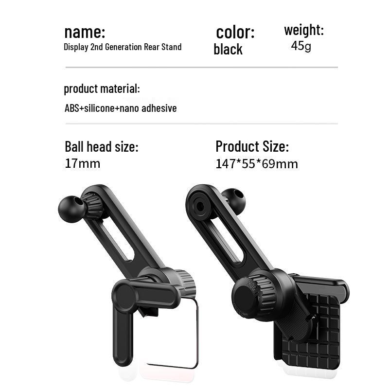 Magnetic Car Phone Holder with Air Vent and Dashboard Mount