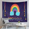 World Pride Day Tapestry Rainbow Flag Tapestry Artistic Tapestry Home Living Room Dorm Bedroom Aesthetics Decoration Tapestries