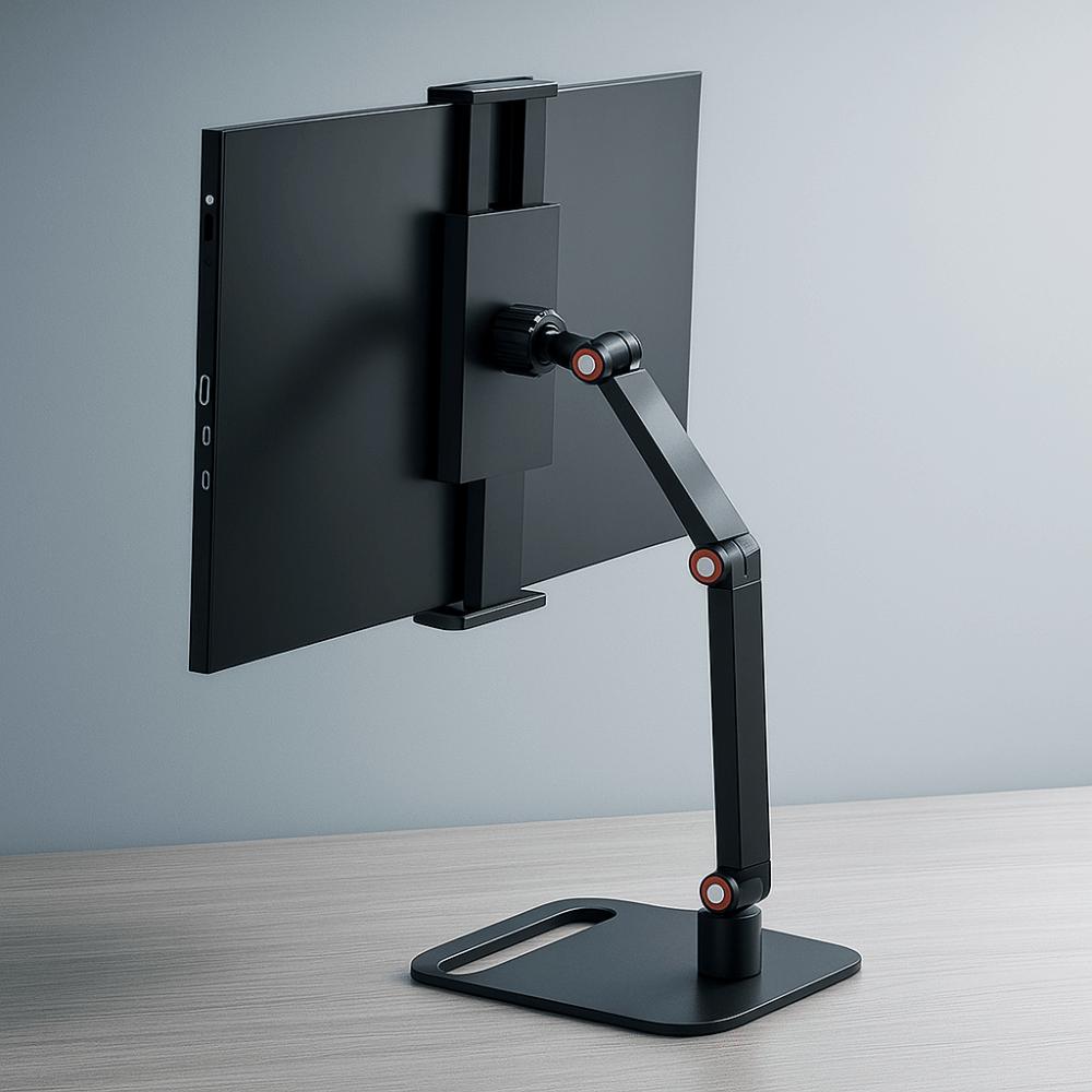Foldable Portable Monitor Holder Punch-Free Monitor Bracket Screen Holder  Desk Accessories
