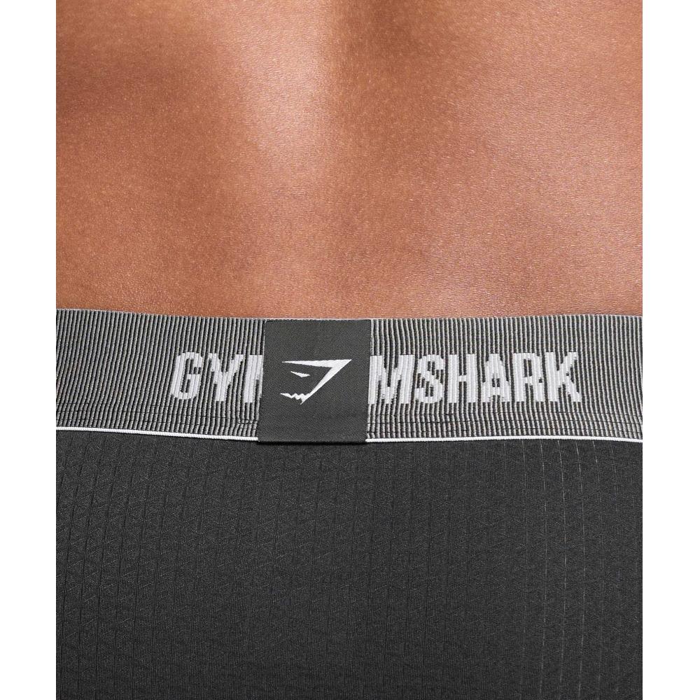 Gymshark Sports Tech Boxer 3pk Black Deep Orange Celeste Blue A5a3v Bc2t