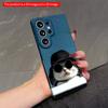 2DFlat Samsung Phone Case Sunglasses Cat In Bucket Hat Phone Case Applicable To Galaxy S23 S24 S25ULTRA S26 A12 A14 A15 A16 A54 A55