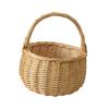 Eco Friendly Natural Wicker Basket Lightweight And Breathable Perfect For Picnic Outings And Home Storage Of Produce