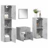 VidaXL 4-piece Bathroom Furniture Set Concrete Grey, Bathroom Cabinet, Bathroom Cupboard, Furniture 3324864