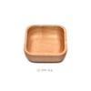 HEMU Square Wooden Fruit Salad Bowl Plate Dried Fruit Cake Snack Plates Retro  Tableware Simple Tea Tray Dessert Snack Plate
