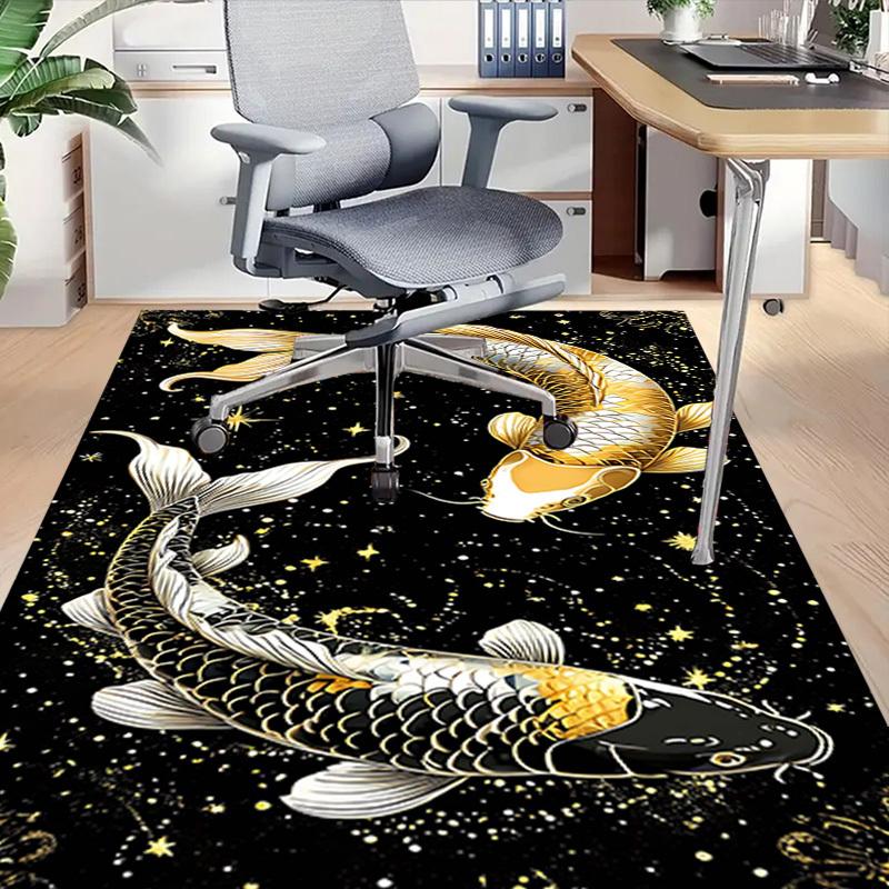 1 STuks Koi Vis Constellatie Extra Groot Antislip Vloerkleed, Kantoor, Familie, Studio   Groot Vloerkleed Binnenvloerkleden, Gedurfd Statement Stuk