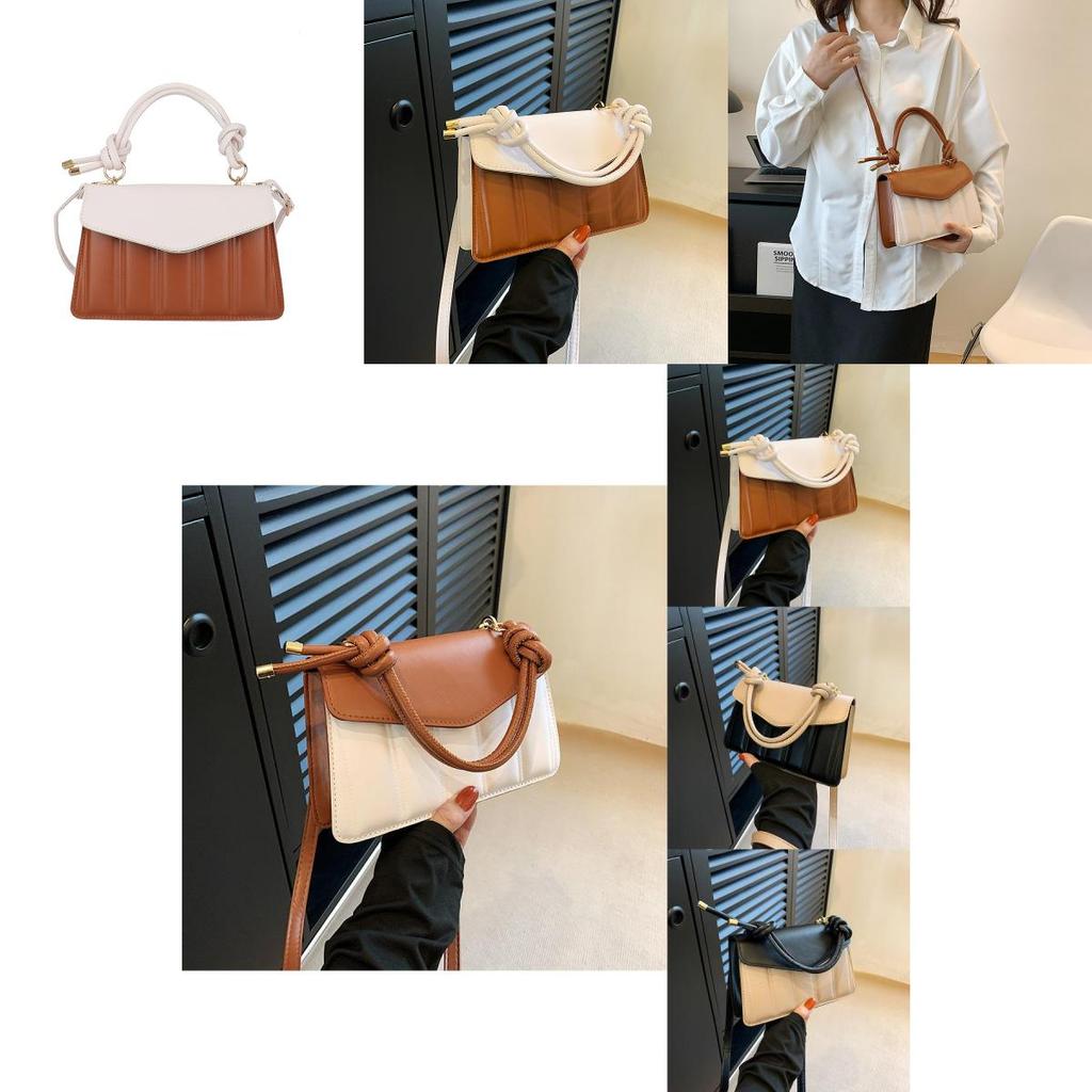 Chic Urban Minimalist Pu Material Women's Small Square Handbag With Versatile Design