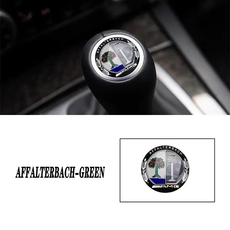 AABGT1 Car Accessories Gearbox Control Lever Sticker Shift Handle Decals For Mercedes Benz AMG C E SClass W204 W205 W203 W211 W212 W213