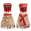 [ChicFlow] Moana Costume Ocean's Legend Cosplay Children's Suit Moana Costume Children's Performance Costume Masquerade Party Halloween Christmas