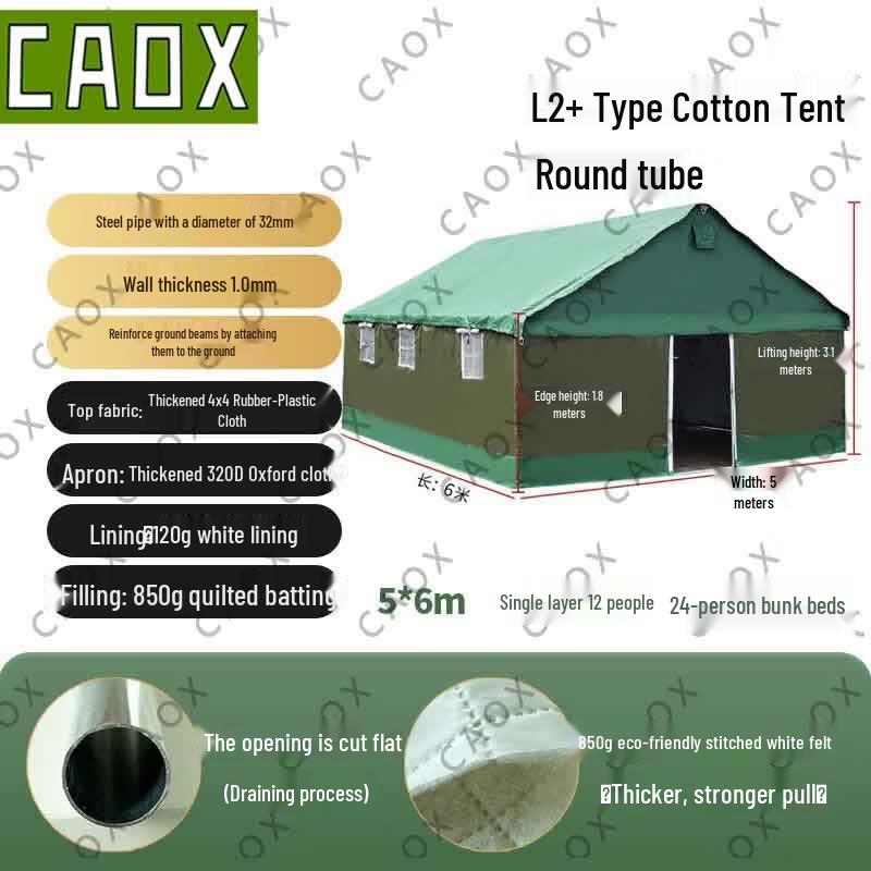 CAOX Outdoor Construction Warm Canvas Tent